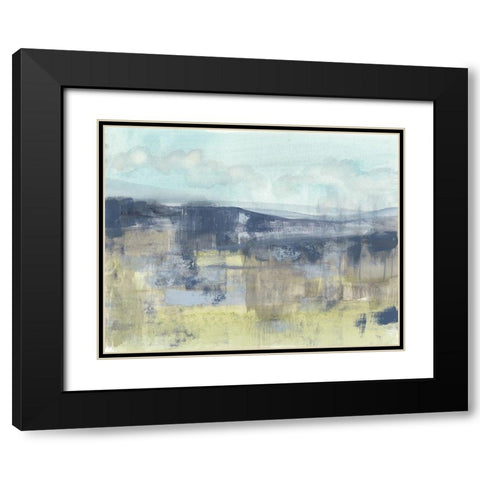 Blueberry Hills II Black Modern Wood Framed Art Print with Double Matting by Goldberger, Jennifer