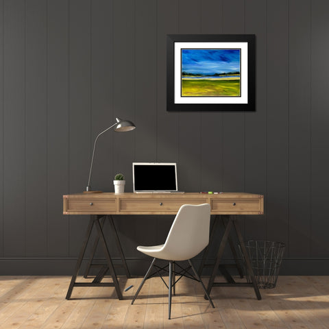 Bright Marsh III Black Modern Wood Framed Art Print with Double Matting by Ferrell, Erin McGee
