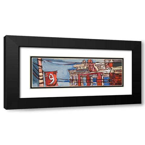 Urban Wires III Black Modern Wood Framed Art Print with Double Matting by Ferrell, Erin McGee