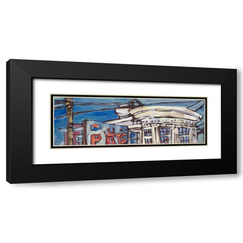 Urban Wires VI Black Modern Wood Framed Art Print with Double Matting by Ferrell, Erin McGee