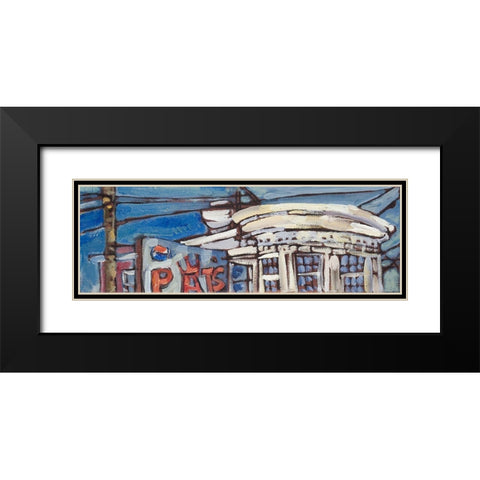 Urban Wires VI Black Modern Wood Framed Art Print with Double Matting by Ferrell, Erin McGee