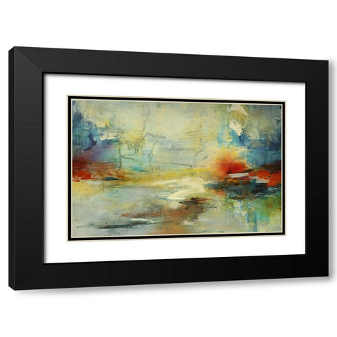 Invierno Black Modern Wood Framed Art Print with Double Matting by Villarreal, Gabriela