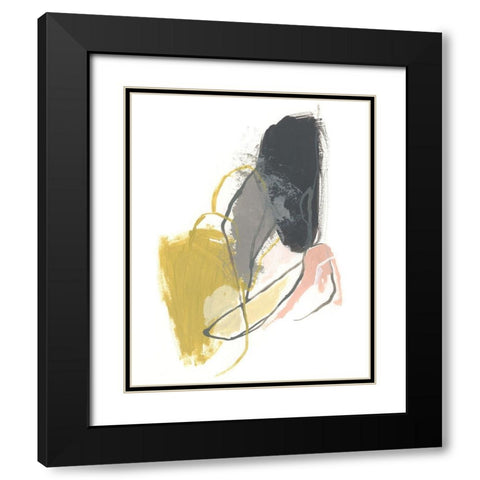 Seismic Breakdown I Black Modern Wood Framed Art Print with Double Matting by Vess, June Erica