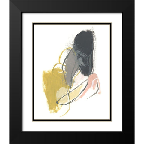 Seismic Breakdown I Black Modern Wood Framed Art Print with Double Matting by Vess, June Erica