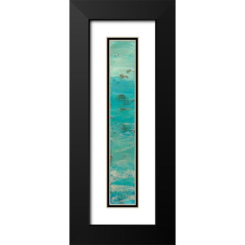Reedy Blue IV Black Modern Wood Framed Art Print with Double Matting by Jachimiec, Sue