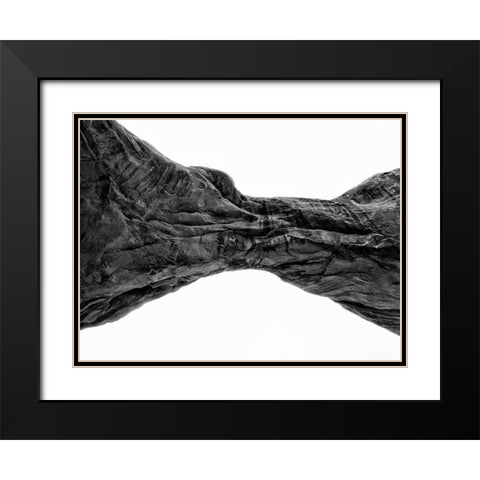 Desert Arches V Black Modern Wood Framed Art Print with Double Matting by Guthrie, Jenna