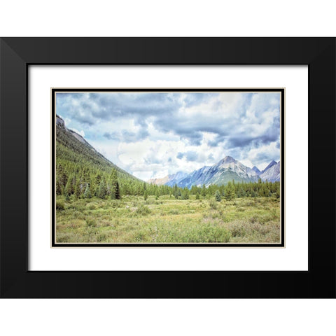 Banff II Black Modern Wood Framed Art Print with Double Matting by Guthrie, Jenna