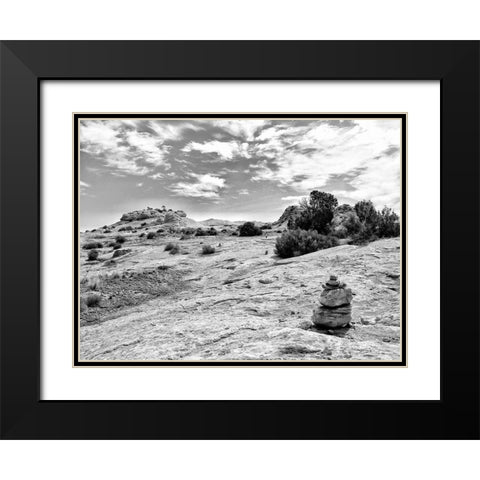 Canyon Lands III Black Modern Wood Framed Art Print with Double Matting by Guthrie, Jenna