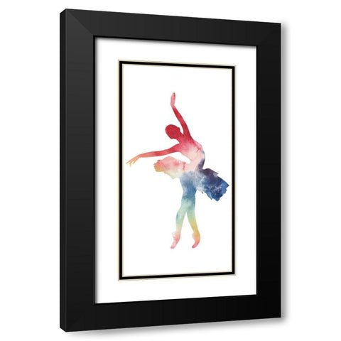 Ballerina Beam I Black Modern Wood Framed Art Print with Double Matting by Popp, Grace