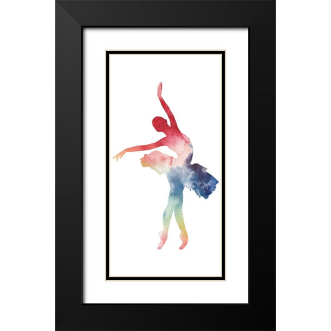 Ballerina Beam I Black Modern Wood Framed Art Print with Double Matting by Popp, Grace
