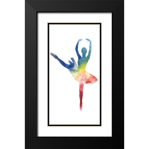 Ballerina Beam III Black Modern Wood Framed Art Print with Double Matting by Popp, Grace