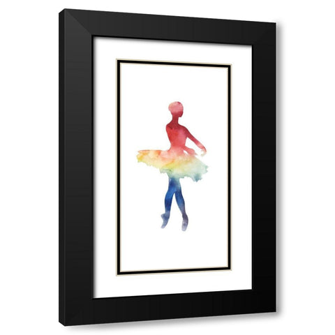 Ballerina Beam IV Black Modern Wood Framed Art Print with Double Matting by Popp, Grace
