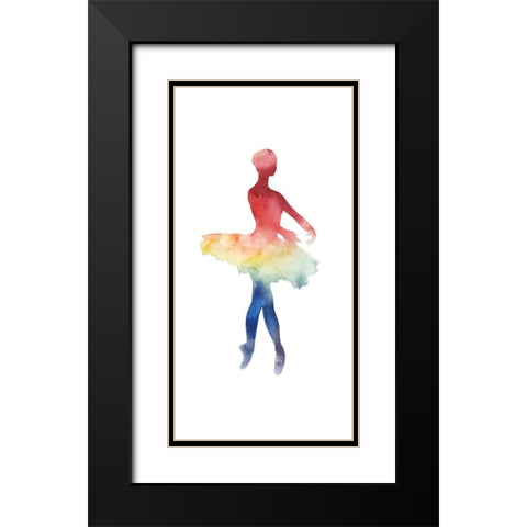 Ballerina Beam IV Black Modern Wood Framed Art Print with Double Matting by Popp, Grace