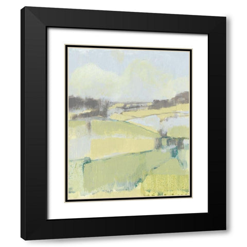 Sweet Fields I Black Modern Wood Framed Art Print with Double Matting by Goldberger, Jennifer