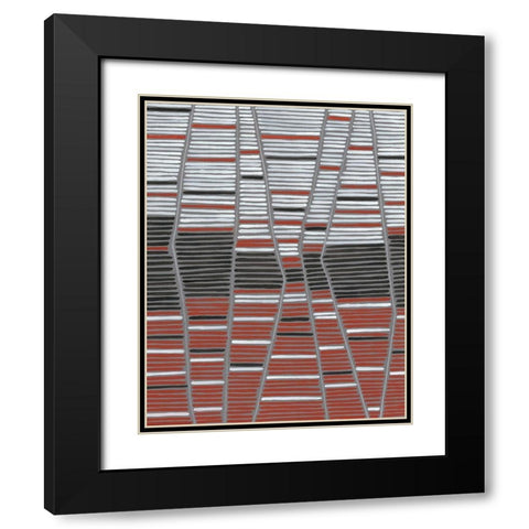 Recursion I Black Modern Wood Framed Art Print with Double Matting by Lam, Vanna