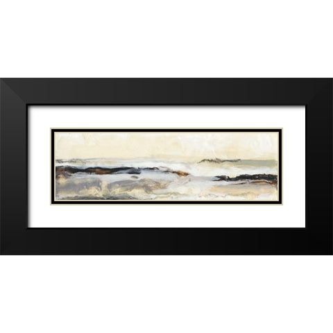 Joyful Horizon I Black Modern Wood Framed Art Print with Double Matting by Bramma, Lila
