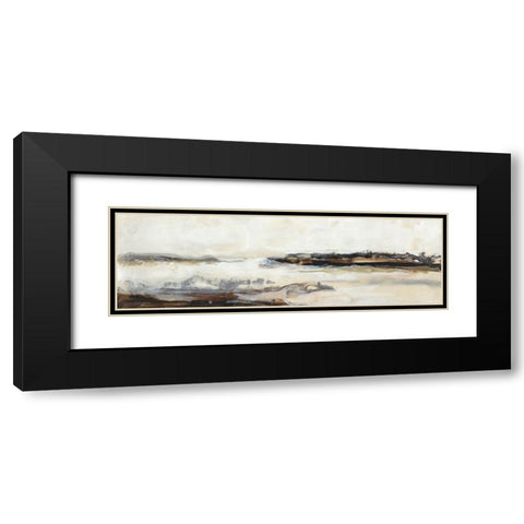 Joyful Horizon II Black Modern Wood Framed Art Print with Double Matting by Bramma, Lila