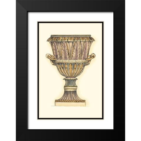Dusty Urn Sketch II Black Modern Wood Framed Art Print with Double Matting by Goldberger, Jennifer