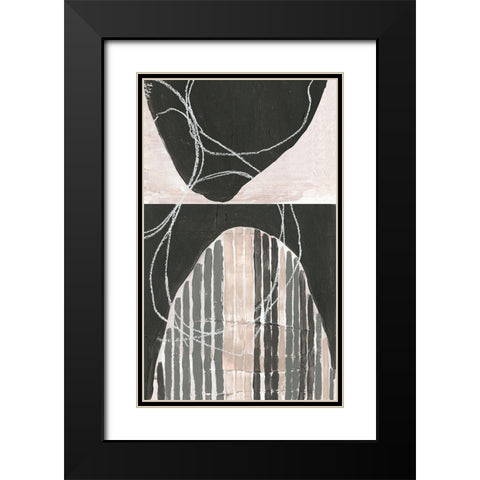 Optimism II Black Modern Wood Framed Art Print with Double Matting by Parker, Jennifer Paxton