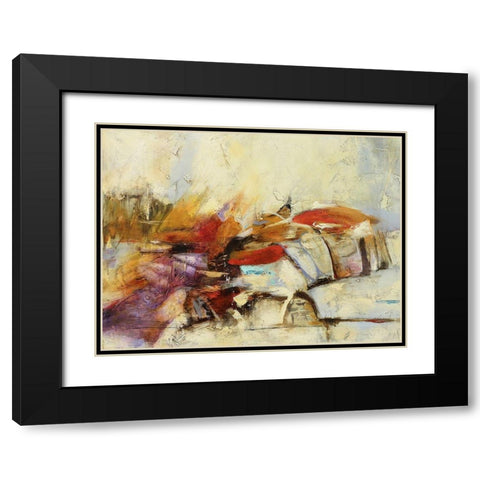 Feteen I Black Modern Wood Framed Art Print with Double Matting by Villarreal, Gabriela