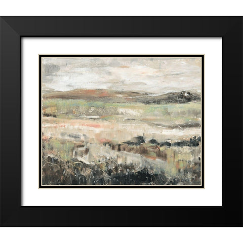 Grassland Showers II Black Modern Wood Framed Art Print with Double Matting by OToole, Tim