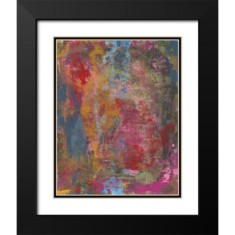 Infusion I Black Modern Wood Framed Art Print with Double Matting by Moore, Regina