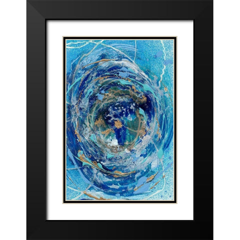 Waterspout I Black Modern Wood Framed Art Print with Double Matting by Ludwig, Alicia