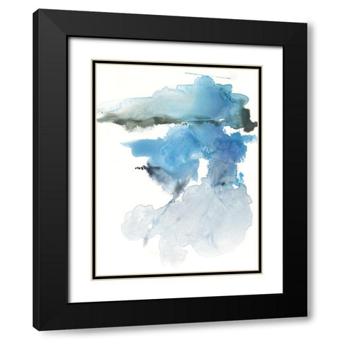 Glacier Melt II Black Modern Wood Framed Art Print with Double Matting by Parker, Jennifer Paxton