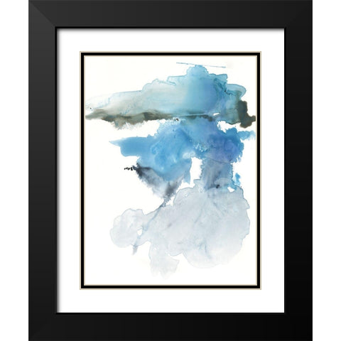 Glacier Melt II Black Modern Wood Framed Art Print with Double Matting by Parker, Jennifer Paxton