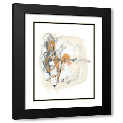 Spur I Black Modern Wood Framed Art Print with Double Matting by Vess, June Erica