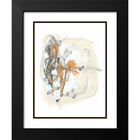 Spur I Black Modern Wood Framed Art Print with Double Matting by Vess, June Erica
