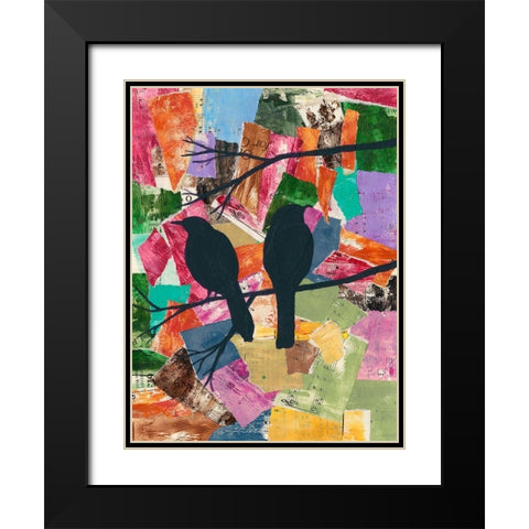 Shadow of Light I Black Modern Wood Framed Art Print with Double Matting by Moore, Regina