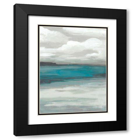 Storm Front II Black Modern Wood Framed Art Print with Double Matting by Vess, June Erica