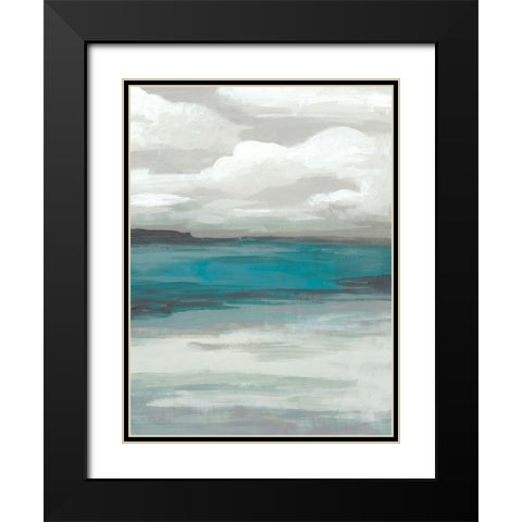 Storm Front II Black Modern Wood Framed Art Print with Double Matting by Vess, June Erica