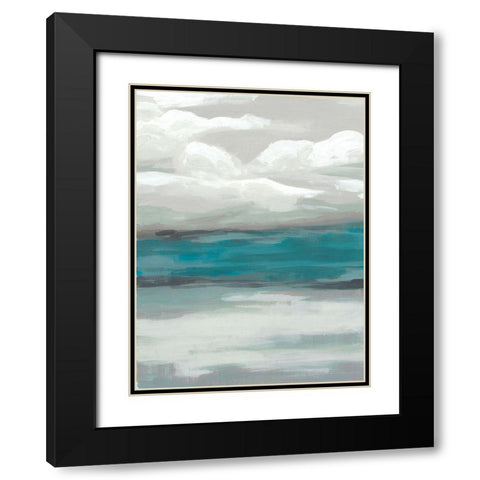 Storm Front III Black Modern Wood Framed Art Print with Double Matting by Vess, June Erica