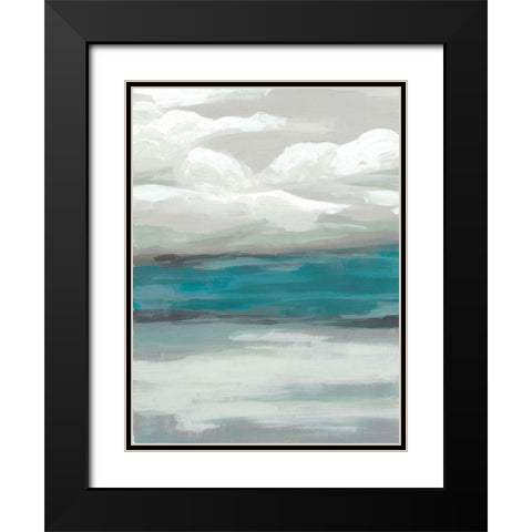 Storm Front III Black Modern Wood Framed Art Print with Double Matting by Vess, June Erica