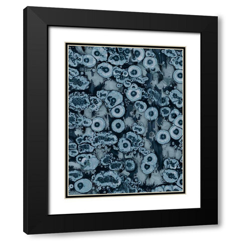 Affix II Black Modern Wood Framed Art Print with Double Matting by Guthrie, Jenna