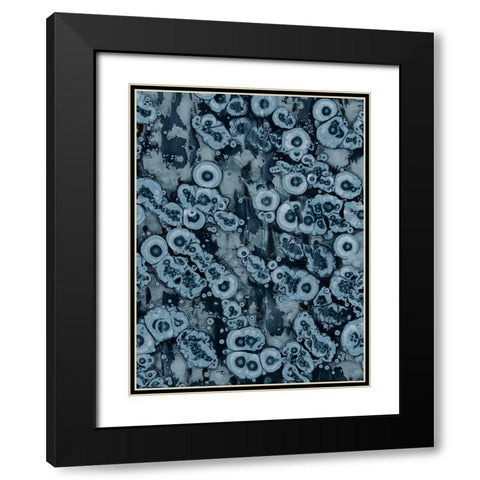 Affix III Black Modern Wood Framed Art Print with Double Matting by Guthrie, Jenna
