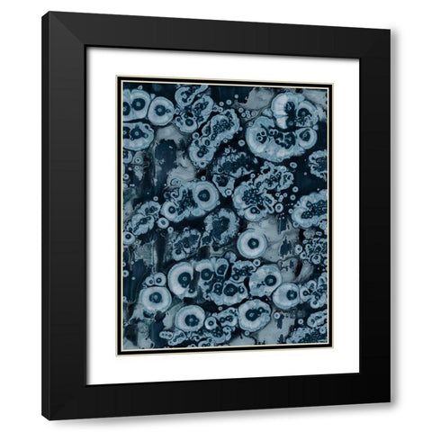 Affix IV Black Modern Wood Framed Art Print with Double Matting by Guthrie, Jenna
