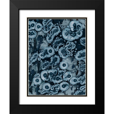 Affix IV Black Modern Wood Framed Art Print with Double Matting by Guthrie, Jenna