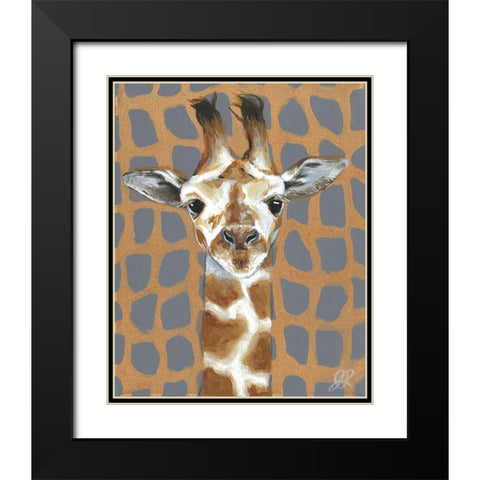 Animal Patterns I Black Modern Wood Framed Art Print with Double Matting by Rutledge, Jennifer