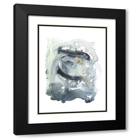 Archipelago II Black Modern Wood Framed Art Print with Double Matting by Borges, Victoria