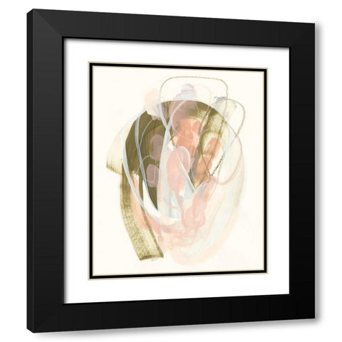 Hyacinth Gesture IV Black Modern Wood Framed Art Print with Double Matting by Vess, June Erica