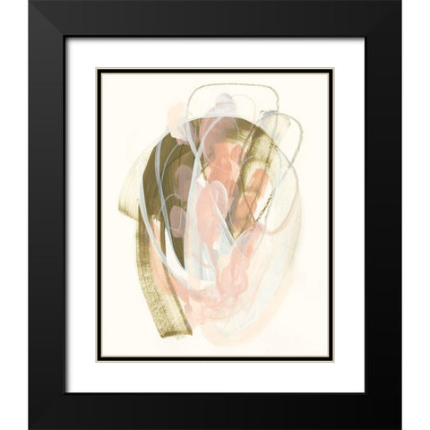 Hyacinth Gesture IV Black Modern Wood Framed Art Print with Double Matting by Vess, June Erica