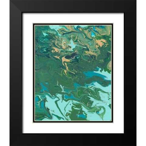 Rambling Sage I Black Modern Wood Framed Art Print with Double Matting by Moore, Regina