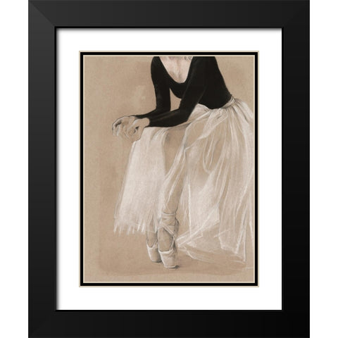 Ballet Study I Black Modern Wood Framed Art Print with Double Matting by Parker, Jennifer Paxton