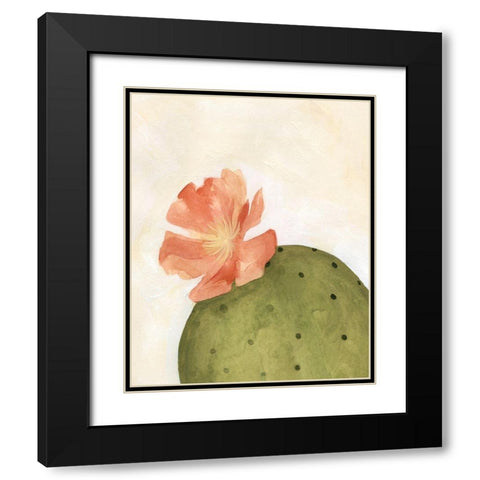 Arid Bloom I Black Modern Wood Framed Art Print with Double Matting by Scarvey, Emma