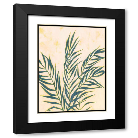 Sunset Fronds I Black Modern Wood Framed Art Print with Double Matting by Popp, Grace