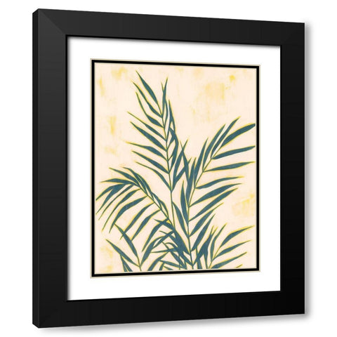 Sunset Fronds II Black Modern Wood Framed Art Print with Double Matting by Popp, Grace