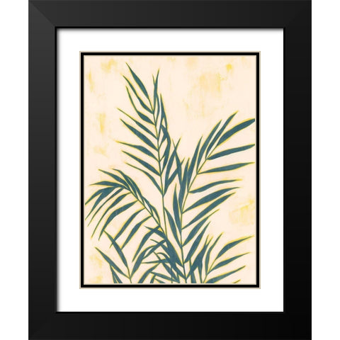 Sunset Fronds II Black Modern Wood Framed Art Print with Double Matting by Popp, Grace
